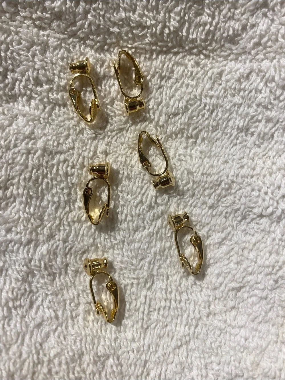 Gold Pierced to Clip-On Converter Kit Earring Backs - Set of 3 (RR)